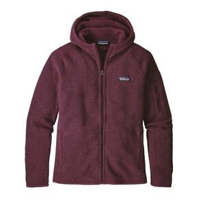 Patagonoa Medium Better Sweater Full-Zip Hoody in Dark Currant